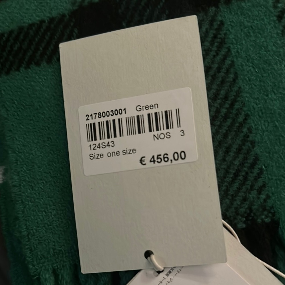 Burberry Green Plaid Scarf - Picture 6 of 8
